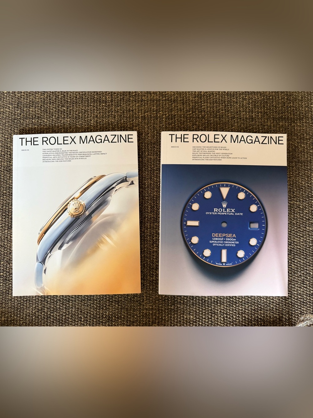 Rolex magazine catalog number 12 number 14 new